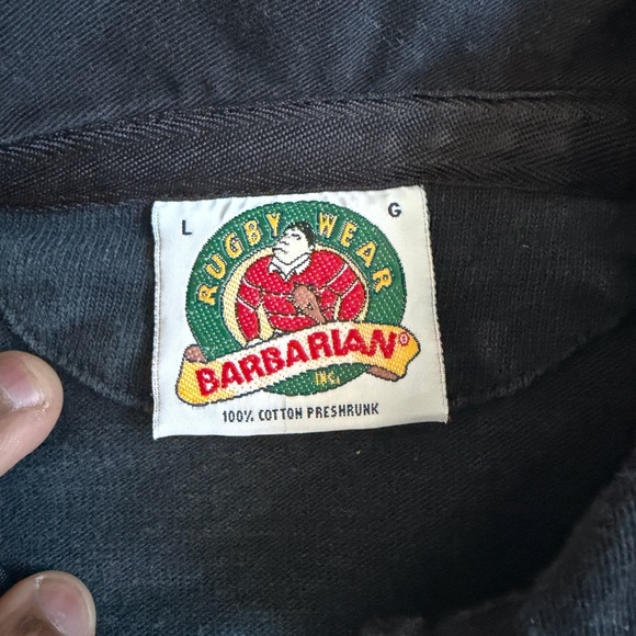 Team Canada Hockey Barbarian Rugby Wear long sleeve polo Shirt - Picture 3 of 7